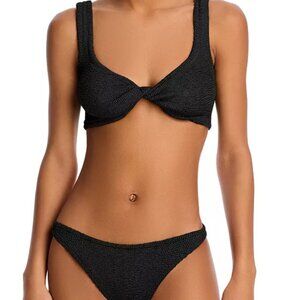 Hunza G Juno Crinkle Bikini Top & Bottoms Set